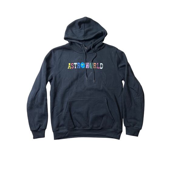 Travis Scott Astroworld Replica "Wish You Were Here" Black Men Size Large - Picture 1 of 7